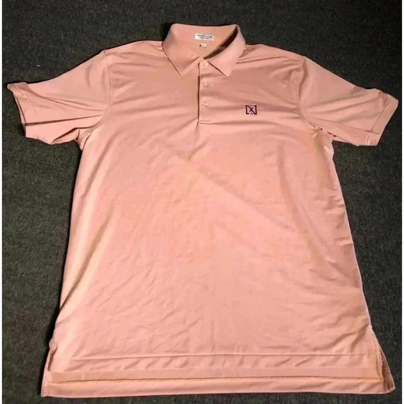Peter millar large orange golf shirt - Picture 1 of 3